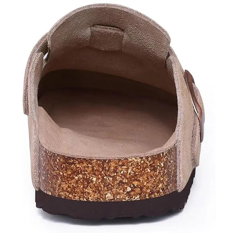 Unisex dreváky med korkstøtte og slip-on design | Matt