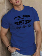 Kaelor – Lekki T-shirt z nadrukiem 1973, zapewniający komfort latem