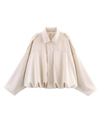 Jakke Kort Streetwear Lynlås Polyester | Virexa