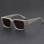 Kwadratowe okulary przeciwsłoneczne z gradientem UV400 w stylu retro | Zenvor