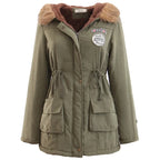 Vinterparka Justerbar Talje Foret Polyester | Irene
