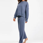 Komplet dzianinowy Oversize Wygodny Casual | Norixa