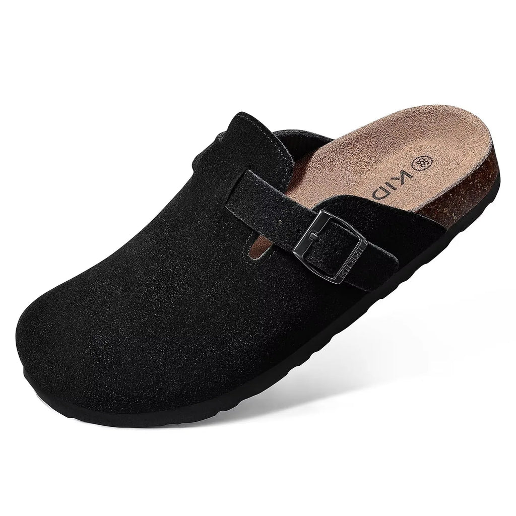 Unisex dreváky med korkstøtte og slip-on design | Matt