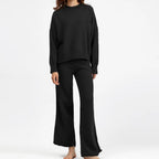 Komplet dzianinowy Oversize Wygodny Casual | Norixa