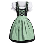 Oktoberfest dirndl kjole til kvinder i polyester med middelalderinspireret design | Madeleine