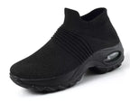 Praktiske slip-on damesko i mesh med gummiydersål | Velise
