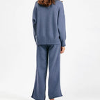 Komplet dzianinowy Oversize Wygodny Casual | Norixa