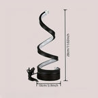 Elegant Bordlampe Spiral LED Design | Lumivora
