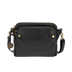 Læder crossbody skuldertaske med justerbar rem og lynlåslukning | Nimble
