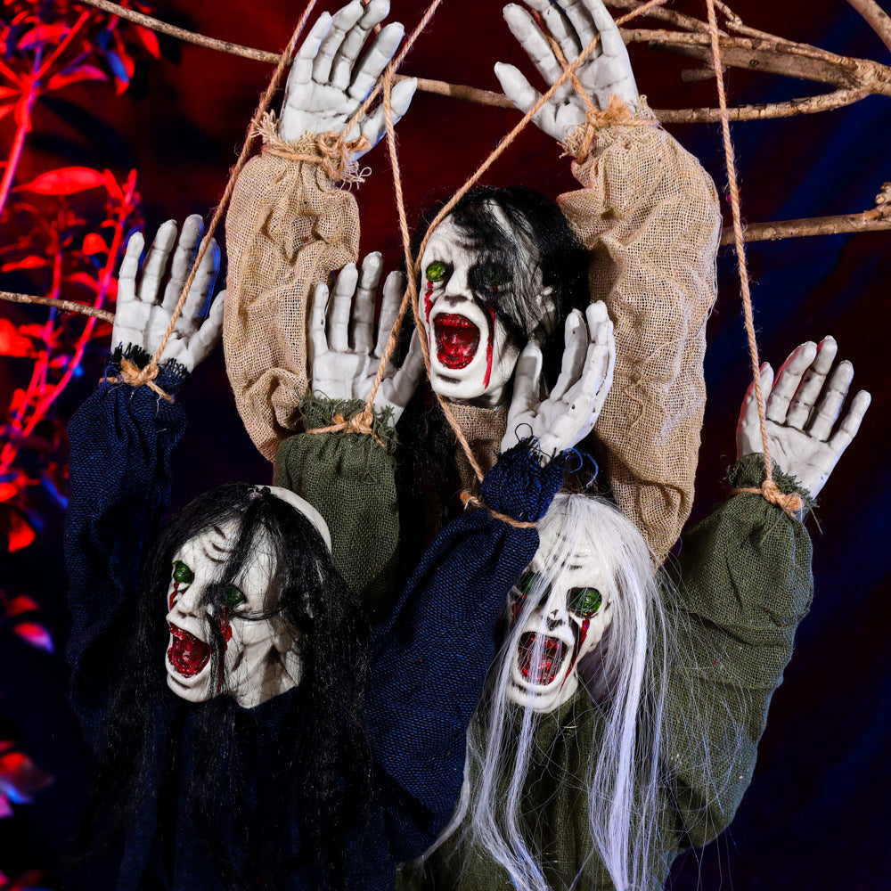Dekoracja ducha Wisząca Dekoracja Halloween | GhostDrape