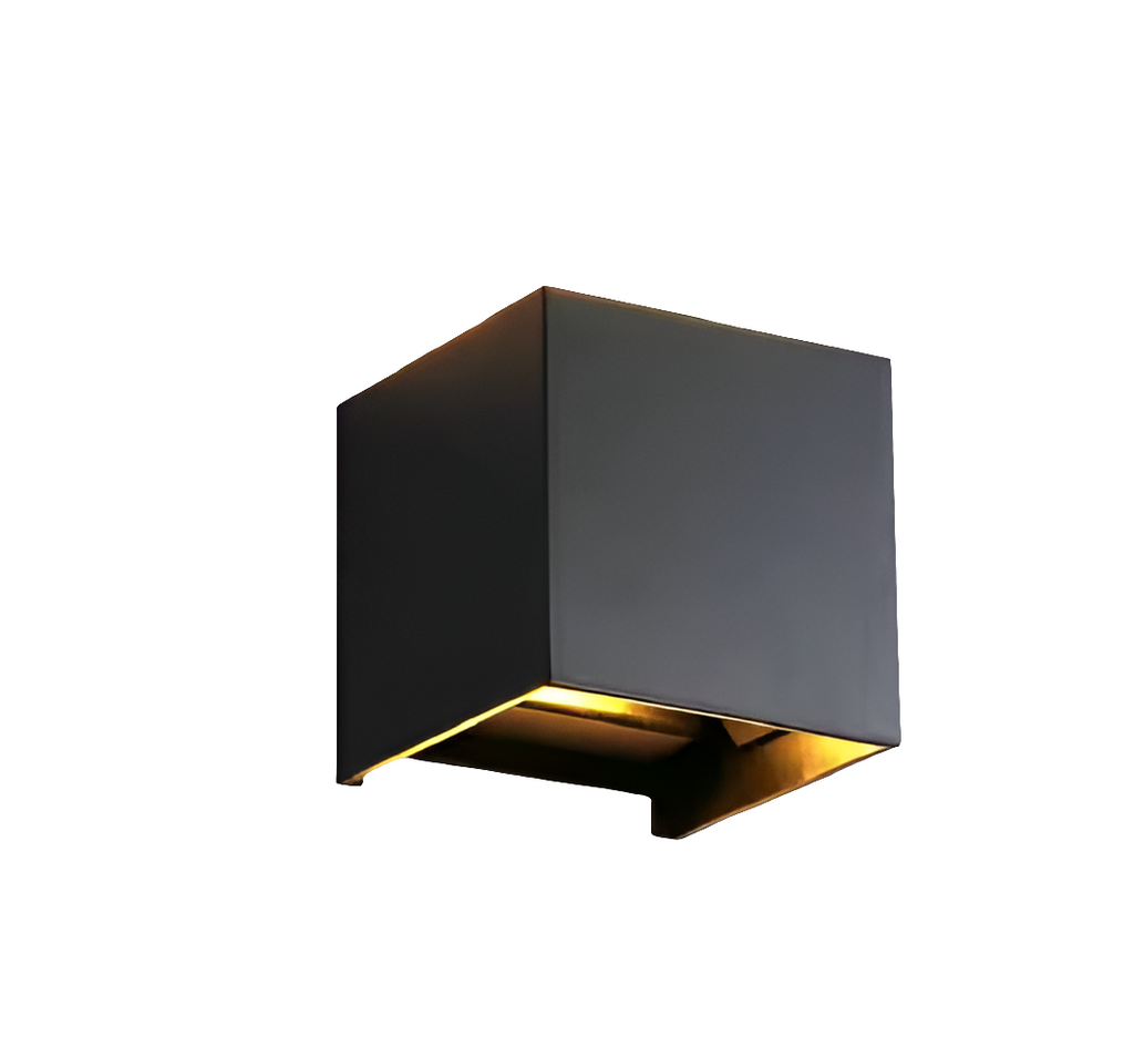 Kinkiet LED Sześcienny design Aluminiowy Oświetlenie wewnętrzne | Montaro