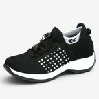 Damskie sneakersy wsuwane z siateczką i podeszwą na platformie | Elvara