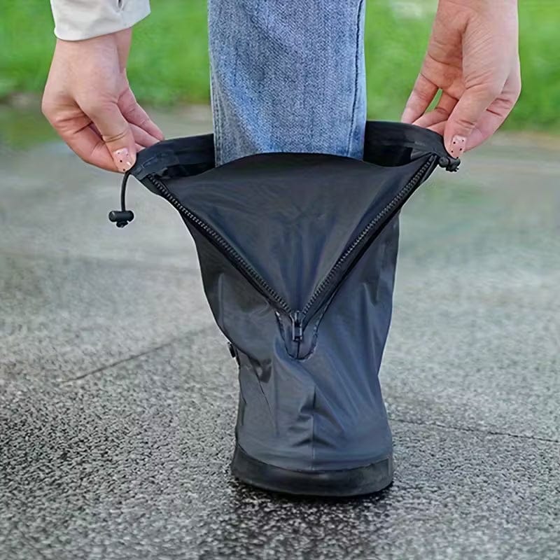Wielorazowe nakładki na buty z PVC z zamkiem błyskawicznym i elastycznym otworem | RainSocks
