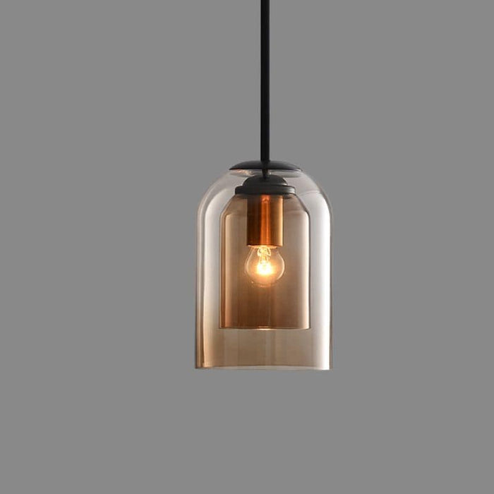 Szklana regulowana lampa wisząca LED, nowoczesne oświetlenie | LumiDrop