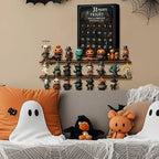 Dekoracja zestawu figurek na Halloween z odliczaniem | Straszne dni