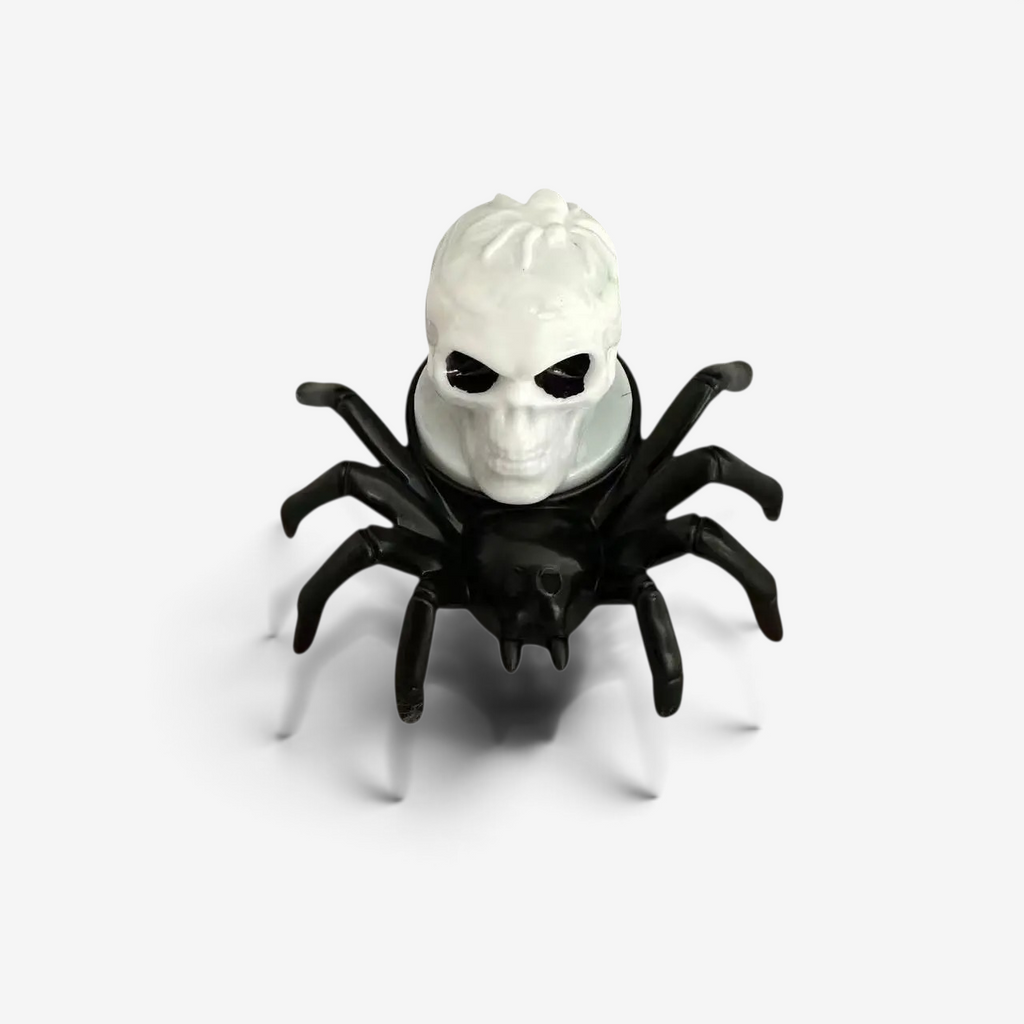 Dekoracyjny świecznik-pająk na Halloween, wykonany z tworzywa sztucznego | SpiderGlow