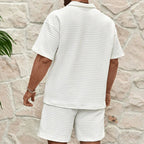 Todelt sæt T-shirt shorts afslappet komfort sommer | Laredo