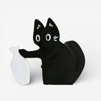 Magnetisk plastikvase med kattemotiv til planter og dekoration | Catable