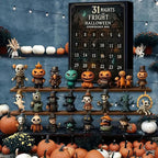 Dekoracja zestawu figurek na Halloween z odliczaniem | Straszne dni