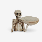 Halloween Skelet Slikskålholder Resin Dekoration | BoneVault