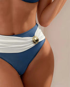 Zestaw bikini modelujący, dopasowany, elastyczny, na lato | Marvella