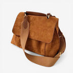 Pojemna skórzana torebka crossbody z regulowanym paskiem, na co dzień | Lorenzo