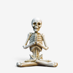 Dekoracyjny wyświetlacz z żywicy w postaci szkieletu na Halloween | BoneGuard