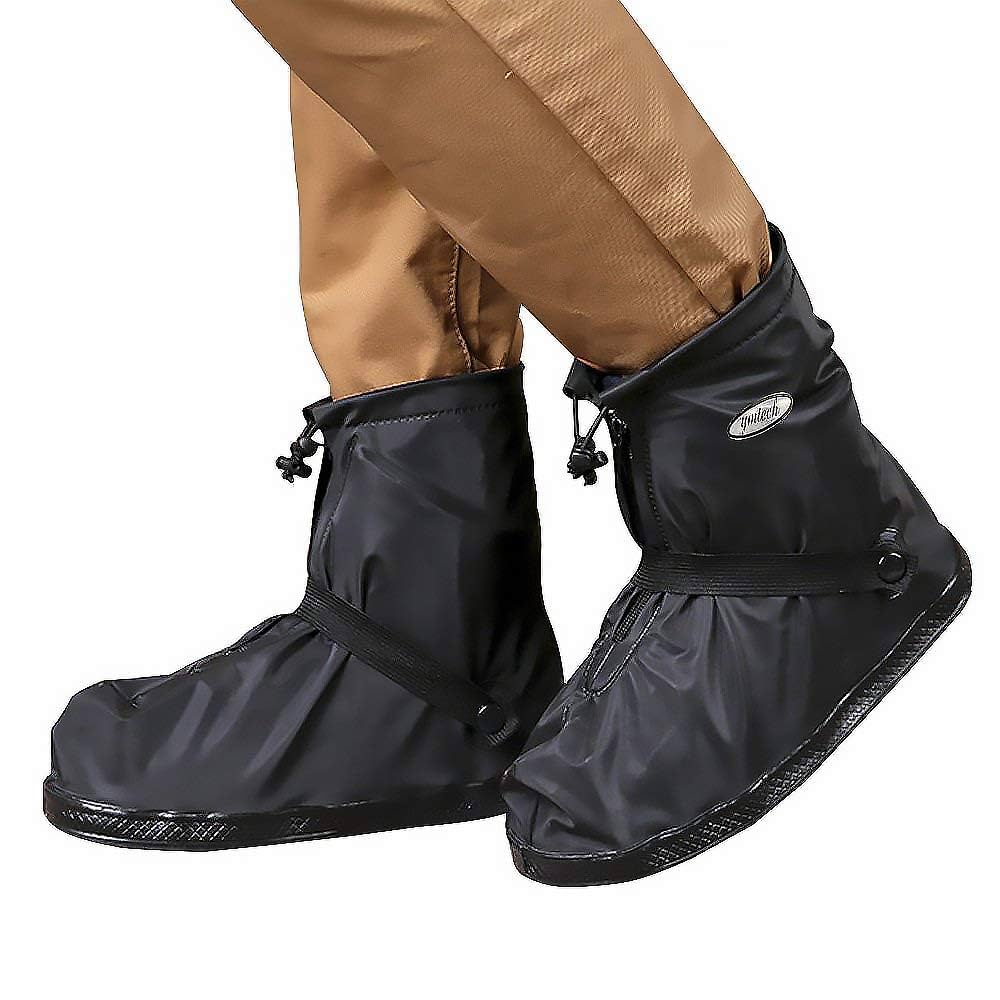 Wielorazowe nakładki na buty z PVC z zamkiem błyskawicznym i elastycznym otworem | RainSocks