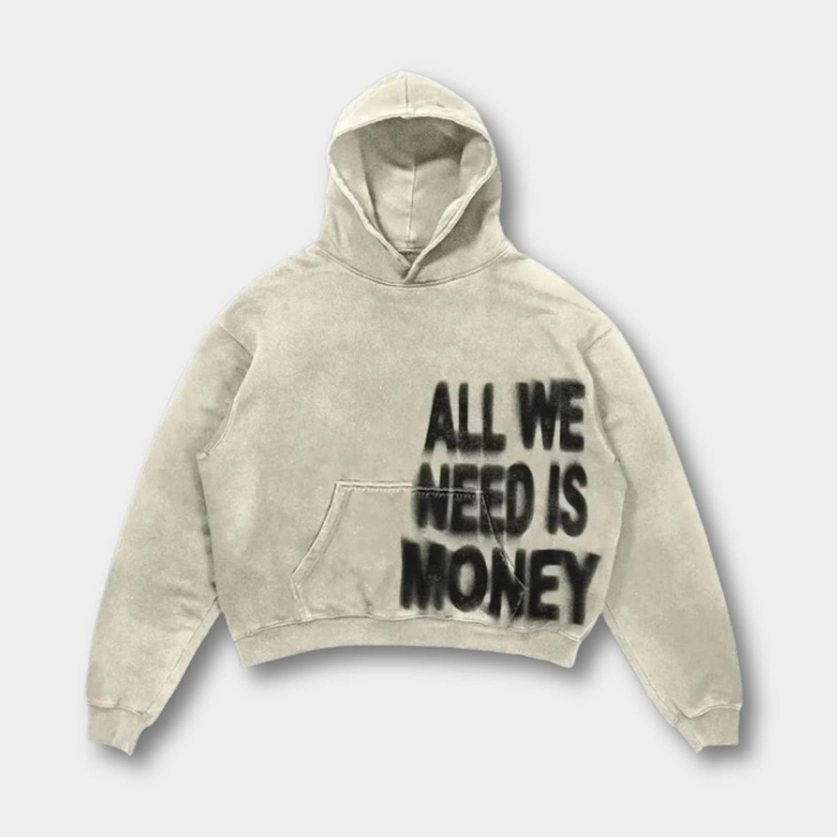 Unisex hoodie med grafisk print hætte og afslappet streetwear-design | Noah