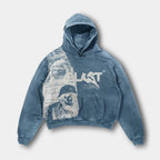 Unisex hoodie med grafisk print hætte og afslappet streetwear-design | Noah