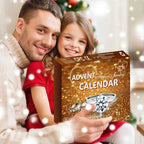 Kalendarz adwentowy z biżuterią, zawierający 24 wyjątkowe ozdoby, w pudełku prezentowym | ShinningAdvent