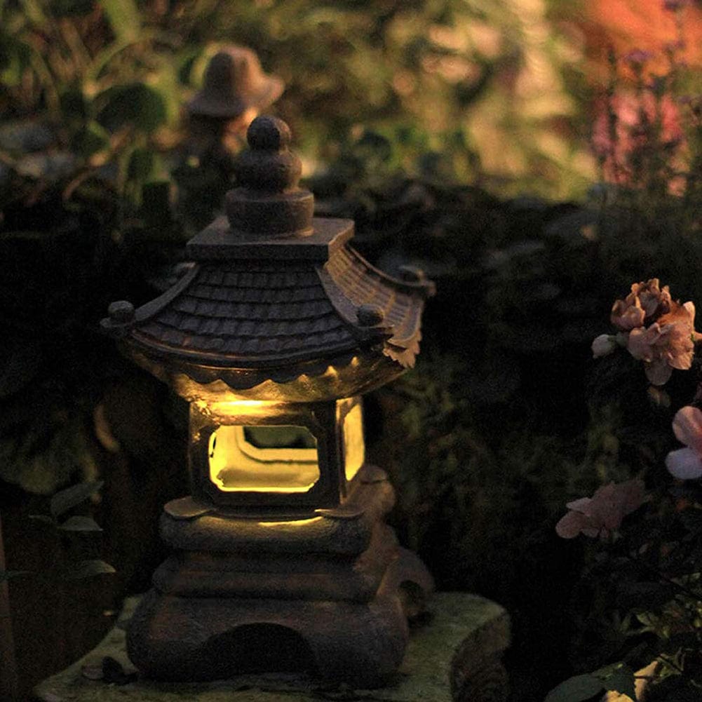 Solcellelanterne Japansk Havebelysning Udendørs | Lumiera