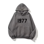 Oversized Hoodie 1977 Print Blødt Materiale Streetwear Komfort | Orvex