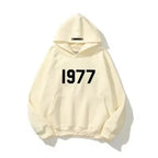 Oversized Hoodie 1977 Print Blødt Materiale Streetwear Komfort | Orvex