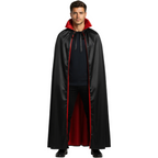 Vendbar Halloween kostumejakke til mænd med hætte Reaper vampyr design | Hector