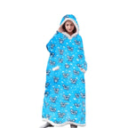 Koc z kapturem Oversize Sherpa Polar Mikropolar Bluza z kapturem | Bruna