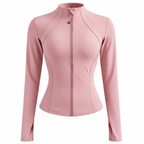 Slim fit sportjakke til kvinder med lange ærmer og lynlås | Isadora