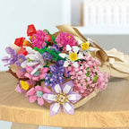 Adventskalender med 24 blomsterbyggeklodser til sammensætning | Beatriz