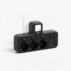 Wielofunkcyjna listwa zasilająca z USB i USB-C do ładowania | Powerec
