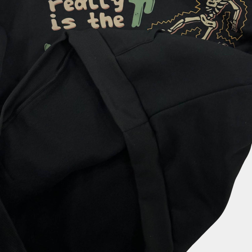 Uniseksowa bluza z kapturem, nadrukiem graficznym i luźnym designem streetwearowym | Noah
