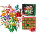 Adventskalender med 24 blomsterbyggeklodser til sammensætning | Beatriz
