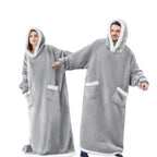 Koc z kapturem Oversize Sherpa Polar Mikropolar Bluza z kapturem | Bruna