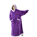 Koc z kapturem Oversize Sherpa Polar Mikropolar Bluza z kapturem | Bruna