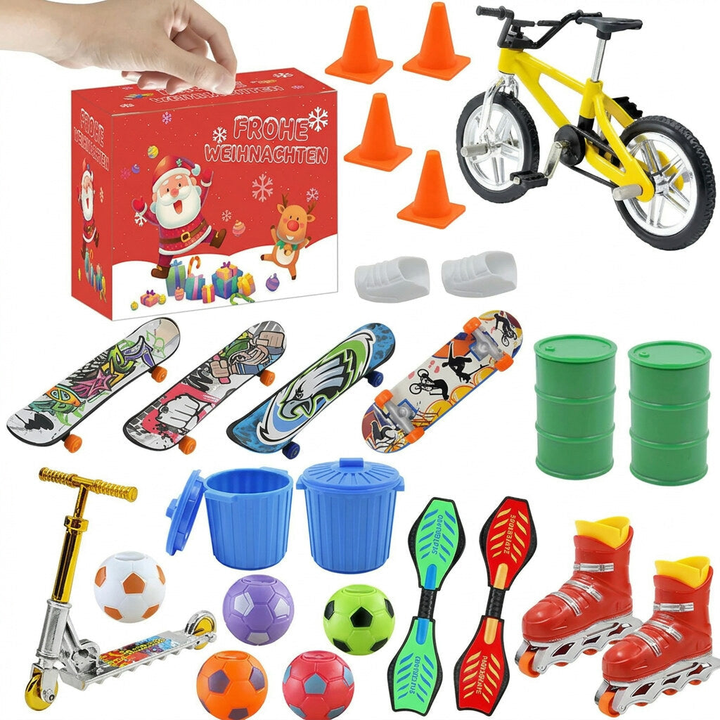 Fidget Adventskalender med 24 forskellige fingerlegetøj | SkateAdvent