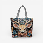 Tote taske med broderi og struktureret canvas design | Estrella