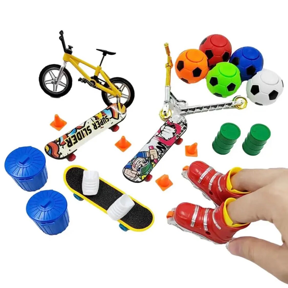 Fidget Adventskalender med 24 forskellige fingerlegetøj | SkateAdvent
