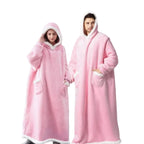 Koc z kapturem Oversize Sherpa Polar Mikropolar Bluza z kapturem | Bruna