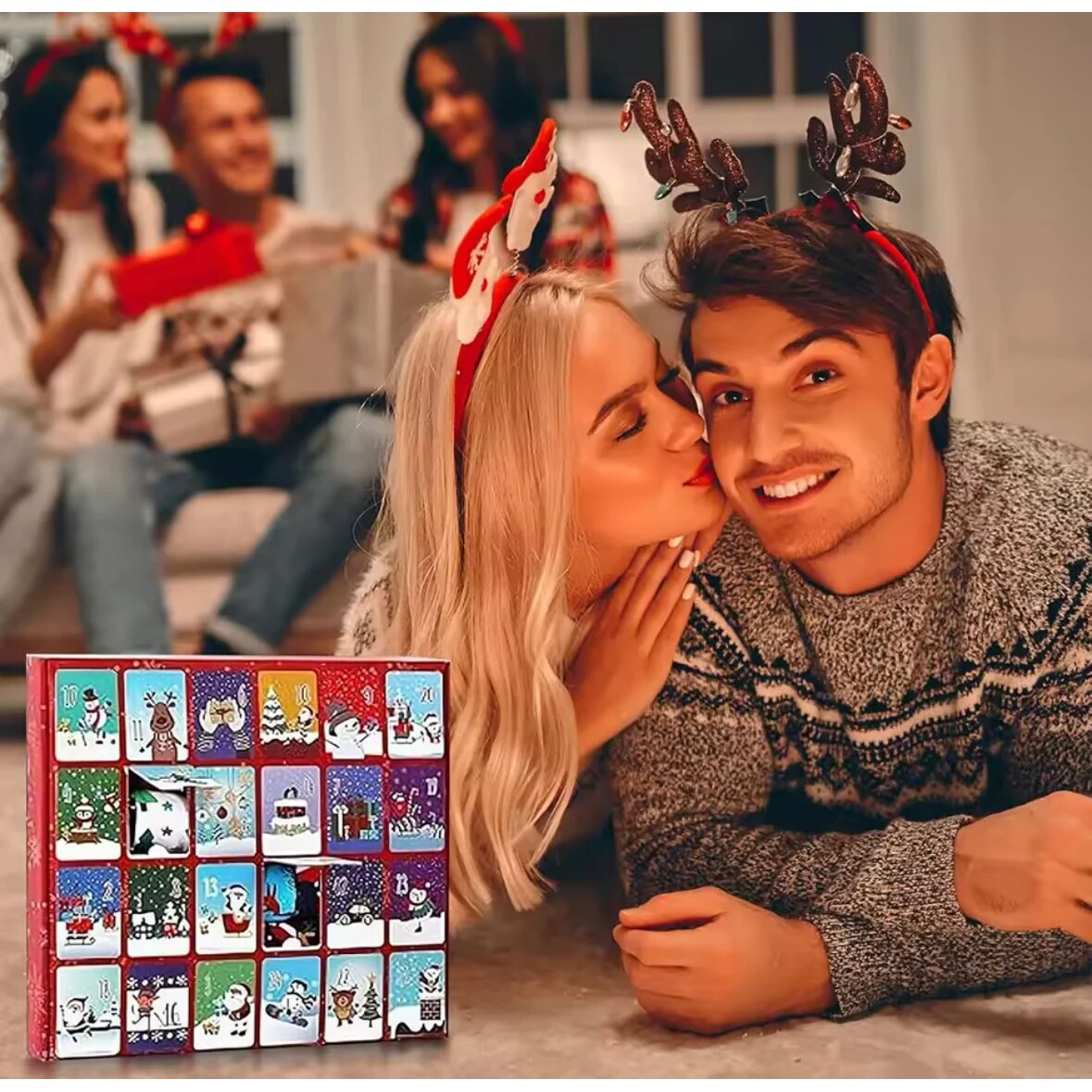Sjove julesokker til hele familien i adventskalender | SockAdvent