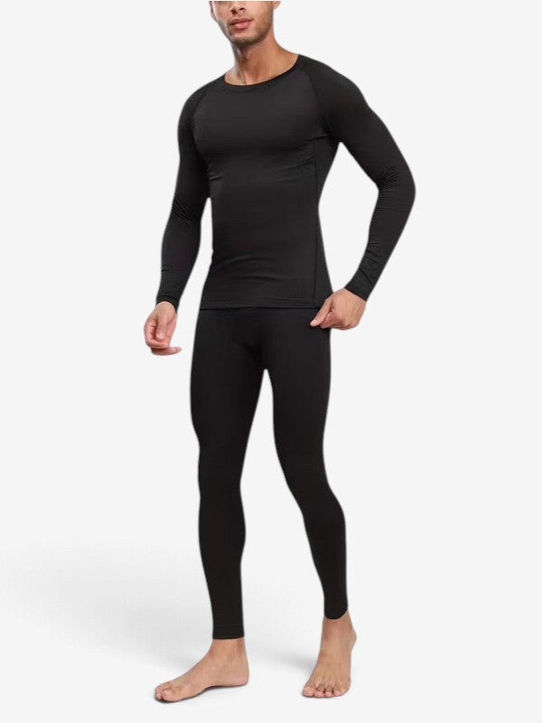 Bezszwowa bielizna termiczna męska z bluzą i spodniami | Marcus