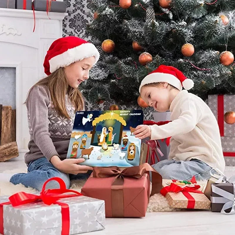 Adventskalender med 24 interaktive figurer til jul | MaryAdvent
